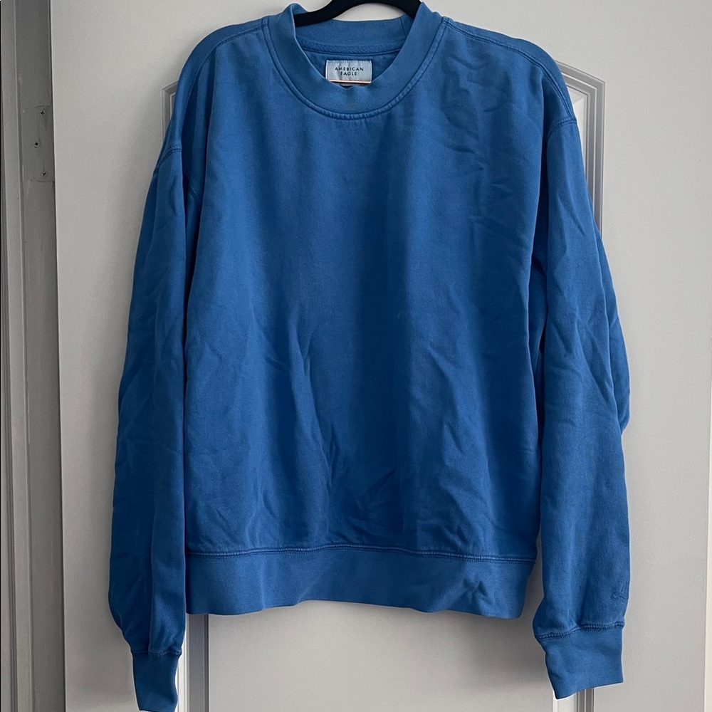 Men's Blue Crewneck Sweater